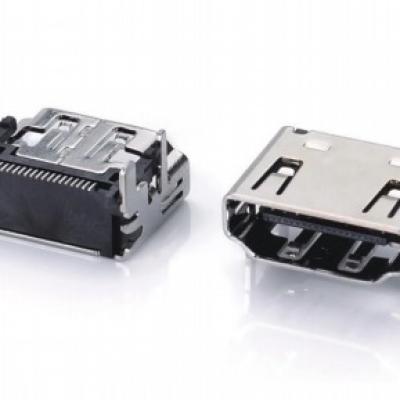 板上型HDMI A/F SMT贴板连接器